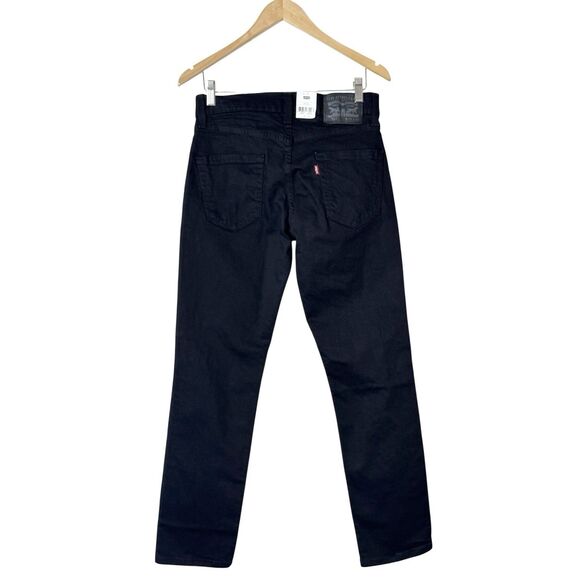 Levis 511 Slim Fit Black Denim Jeans Stretch Flex Mens Size 29x30 - Picture 5 of 11